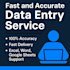 do fast and accurate data entry and typing work
