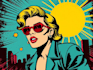 draw pop art in retro comic style