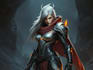 create fantasy, sci fi, character with hyperrealistic style