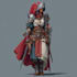 paint a character illustration in a fantasy world