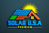 create awesome solar panel energy power logo design
