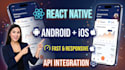 develop react native mobile app for android and ios with modern UI