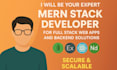 be your mern stack developer for full stack web apps