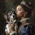 do royal pet and owner portrait