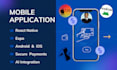 fix or develop mobile app react native expo, android ios ai, supabase, firebase