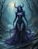 draw creepy style fantasy character art