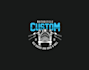 create a stylish motorcycle logo for apparel or merch