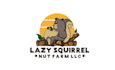 design consulting lazy squirrel nut farm logo