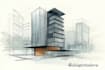 do a high quality architecture illustration