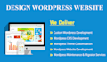 design professional wordpress website and customization