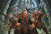 illustrate your dnd adventuring party in epic style
