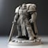 do 3d character model, warhammer 40k, tabletop, 3d model for 3d printing