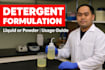 do formulation for cleaning products, laundry, detergents and fabric softener