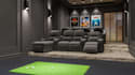 model golf showroom, mini golf,ball,sport center facility,game arena,golf course