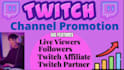 grow your twitch channel with real, engaged live viewers, no bots, just results