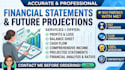 prepare financial statements, profit and loss, income statement