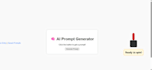 create custom ai prompt generator website with HTML, CSS, and javascript