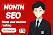 optimized your website on page and off page