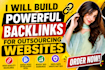 build powerful backlinks for outsourcing websites