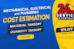 do mep estimation and quantity takeoff