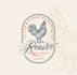 create a professional vintage rooster logo