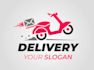 create a courier service logo