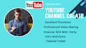create setup and SEO youtube channel professionally