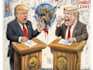 draw political cartoon and comic strip