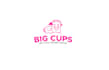 design big cups coffee beverages logo