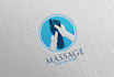 design a handwritten luxury massage therapy logo