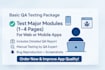 manually test your software, web application or mobile app