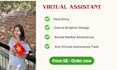 be your dedicated virtual assistant with general tasks