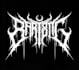design death metal logo with texture and chrome effect