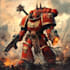 do highquality character artwork in the warhammer 40k style