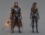 create scifi, fantasy, superhero character design