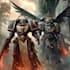 desing a warhammer 40k character illustration