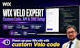 fix wix velo bugs and add custom wix database functionality