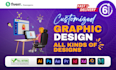 create custom logo, graphic design, packaging, label, posts