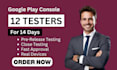 do mobile app QA testing, real device test, and give honest review feedback
