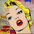 draw a retro pop art roy lichtenstein style