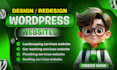 design a website for landscaping, car washing, roofing, or cleaning services