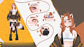 draw nsfw vtuber model, live 2d vtuber model, live 2d vtuber rigging, png tuber