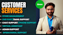 be your VA for chat, email support, and live chat support