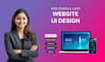 design a modern , classy, and intuitive website UI design