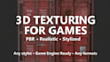 texture your 3d model in pbr for unreal or unity