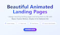 design and build an animated react landing page