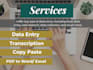 be your reliable data entry assistant