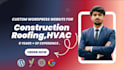 design a SEO friendly construction, hvac, contractor and roofing website