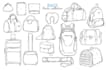 create bag design, backpack, handbag and bag tech pack