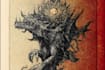 create dark art illustrations in pen and ink